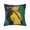 Coraline Tim Burton Pillow Case the Secret Door Fantasy Cushion Cover Custom Zipper Decor Pillowcase for Sofa 18