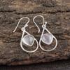 Rose Quartz Gemstone Handmade 925 Solid Sterling Silver Jewelry Designer Silver Earrings Gift for Sister