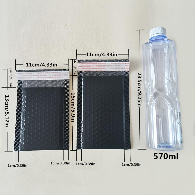 80 Pezzi Buste Imbottite Nere 4,33x6,69/7,47 pollici - Materiale PE Durevole, Impermeabili e Antiurto, Ideali per Piccoli Regali e Imballaggio Gioielli