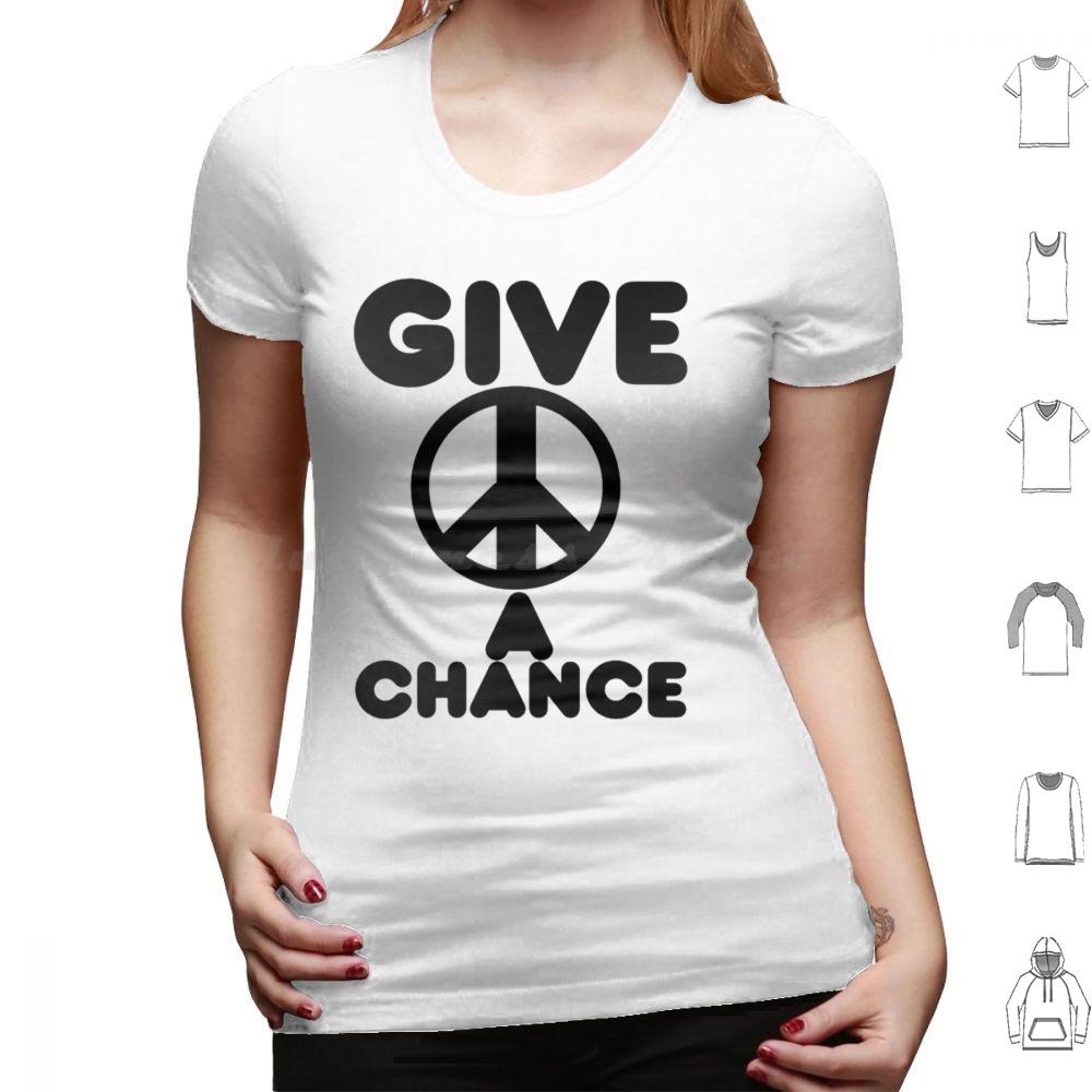 Give Peace A Chance Essential T Shirt Big Size 100 Cotton Yoko Ono Yoko Peace The Music Ono 60s Imagine John Ringo Love 70s