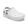 Crocs Versatile and Comfortable Anti-Kick Shock Absorbing Children's Sandals White Grey Children's Model