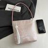 Luxury Embroidery Shoulder Bag Chic Trend Small Bucket Handbag For Women  Chinese Style Floral Designer Tote Bag Phone Bag
