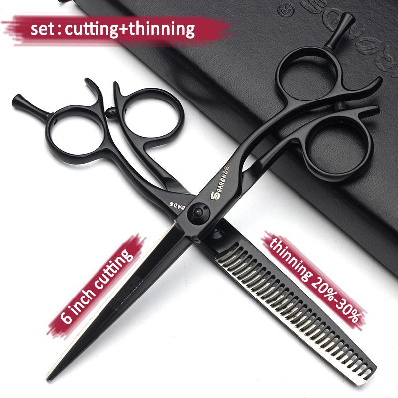 5/6/6.5/7/7.5 Inch Professional Hairdressing Scissors Japan 440C Hairdreser Scissors Barber Shears Set Cutting Thinning Haircut