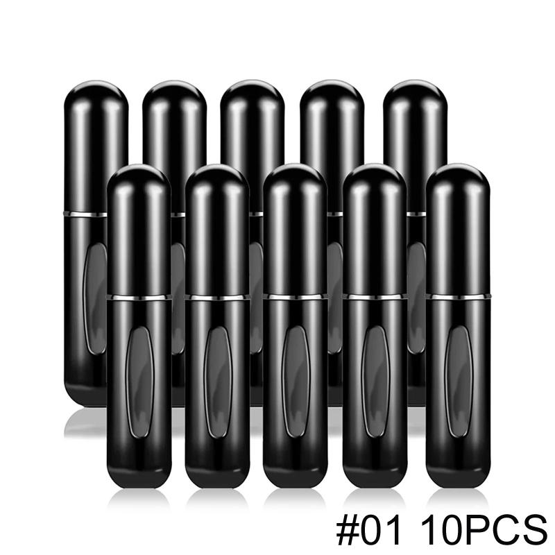 1/5/10PCS 5ml Portable Perfume Atomizer Mini Perfume Bottle Sample Spray Bottle Dispenser Cosmetic Travel Container