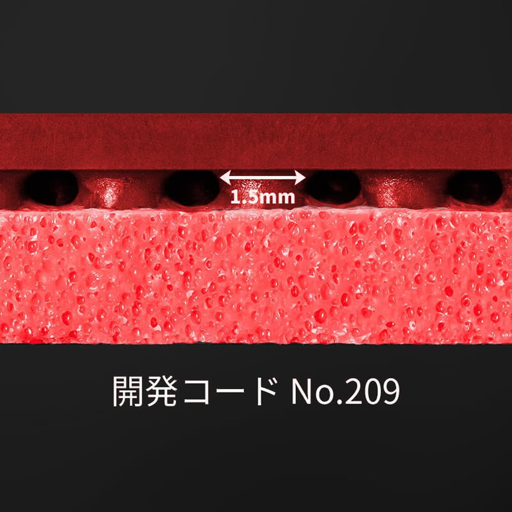 Butterfly Tenis de masă Rubber Digics 09C Red Hot 06070