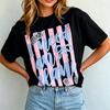Trendy I Need An Alani Tshirt Energy Drink Vibe Top Alani Energy Lover Tee Pink Blue Striped Casual Top
