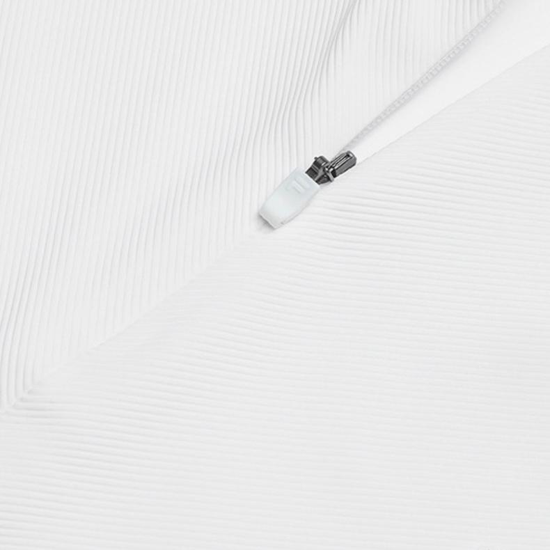 Fila Golf Series Comfortable Simple Knit Short Sleeve T-Shirt Women Tops A11W535134F-WT