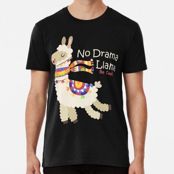 No Drama Llama T-Shirt S-5XL Best T-Shirt