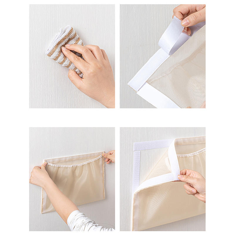 Underwear Storage Bag Hanging Underwear Socks Wall Mounted Mesh Bag Door Rear Hanging Bag Wardrobe Inner Side