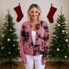 Women'S  Sweater Cute Fun Printing Sweater Fall And Winter Long Sleeve Knitted Sweater