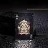 Waterproof Black & Golden Foil Playing Cards - Durable Plastic Poker Deck for Tabletop Games