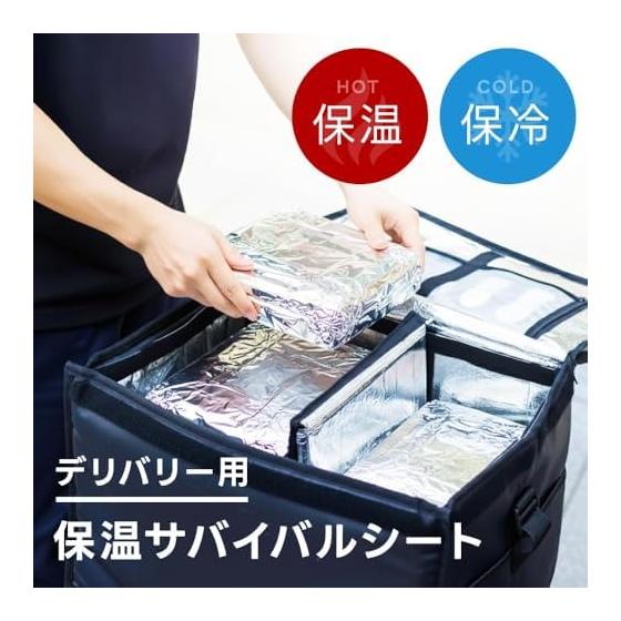 Thermal survival sheet for food delivery (6)