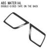 Authentic Car Carbon Fiber Rear Door Inner Speaker Audio Horn Ring Cover Trim For Toyota Alphard 2015-