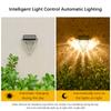 Solar Wall Lamp LED Outdoor Landscape Lighting Waterproof Security Light for Garden Courtyard Fence Pathway Yard Decoration