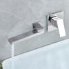 Tuqiu Brushed Gold Basin Faucet Bathroom Faucet In-Wall Black Faucet Hot and Cold Bathroom Sink Tap Basin Mixer Tap Set