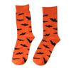 Novelty Funny Socks Festive Halloween Crew Socks Colorful Cotton Booties Socks Creative Pumpkin Bat Print Ankle Socks