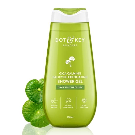 DOT & KEY Cica & Salicylic Ежедневный отшелушивающий гель для душа - 250 мл 250ml Pack Of 1