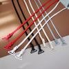 1 Pair Women Stretchable Adjustable Spaghetti Bra Straps Non-slip Invisible Fit for Midi Dress Daily Use