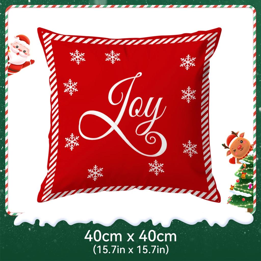 40/45/50cm Merry Christmas theme Cushions Pillowcase Polyester Cushion Cover Throw Pillow Pillowcover Home Car Sofa Decor