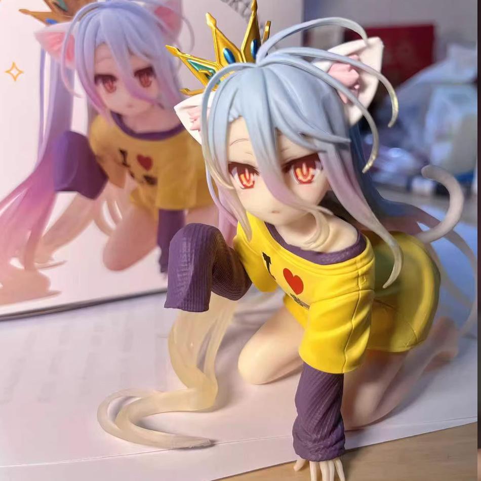 10-19Cm Anime Ngnl No Game No Life White "Figure Anime Pvc Anime Action Figures Model Collection Ornament Anime Model Toy Gifts