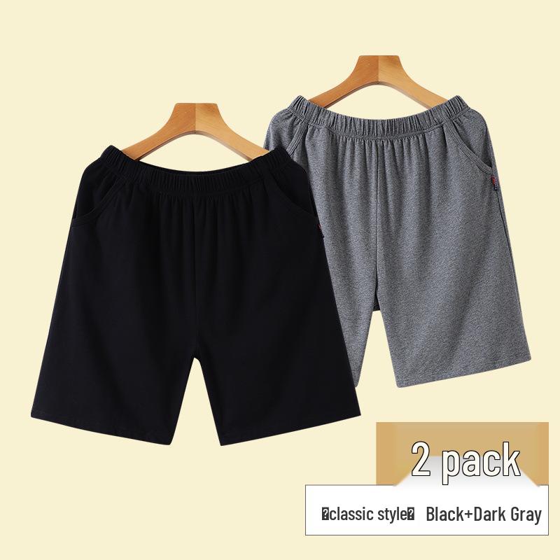Men's Plus Size Cotton Summer Pajama Shorts - Casual & Lightweight Home Wear