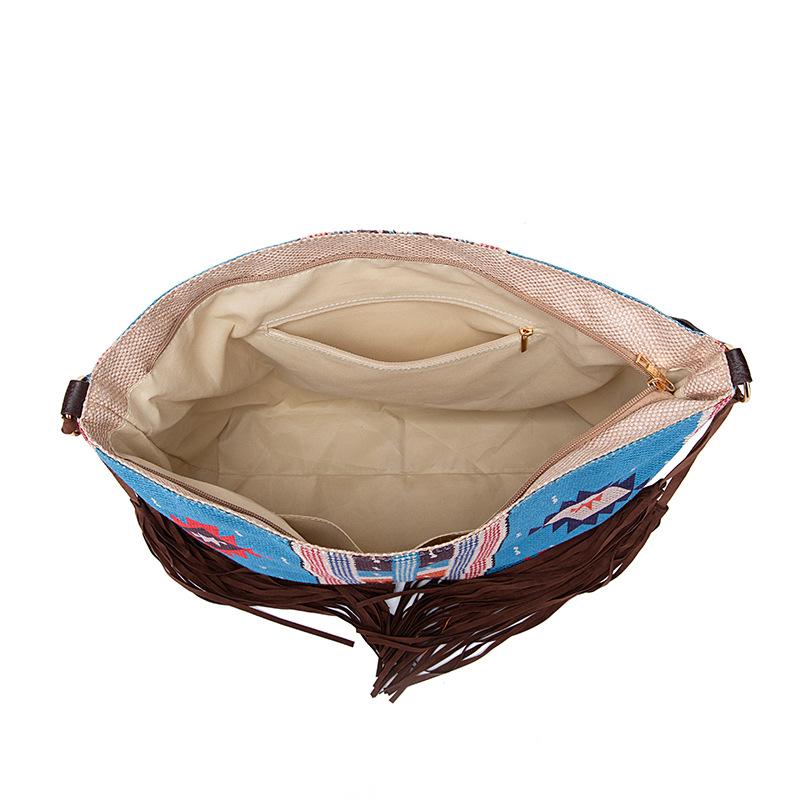 Ретро богемная сумка-сумка для женщин Европейская и американская тканая сумка ручной — фото 18