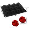 1Pc Big Raspberry Mousse Cake Mold Silicone Mold for Chocolate Puddings Desserts Breads DIY Candles Multipurpose Silicone Mold