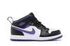 Kids' Sneakers Nike Jordan 1 Mid Dark Iris (TD) Black/Dark Iris-White