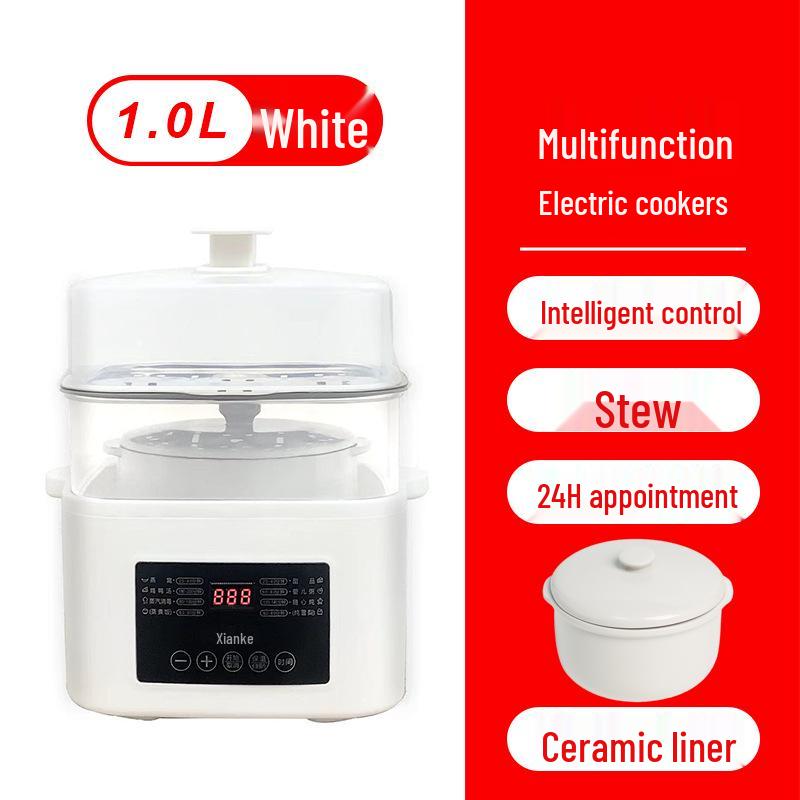 Sencor Multifunctional Three-Layer Electric Steamer with Automatic Power-Off and All-in-One Cooking Capabilities