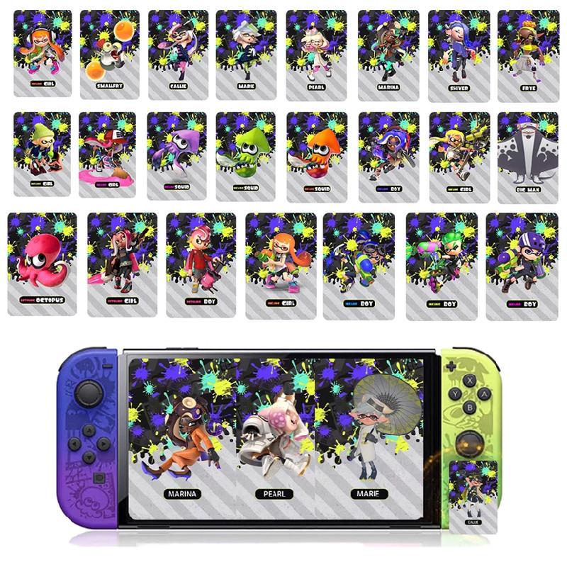 23 Sztuki Pełny Zestaw Splatoon3 Amiibo Switch Gra Rekwizyty Karta Połączenia Ncf Indukcja Dla Fanów Nintendo Switch