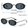 Stylish Retro Oval Sunglasses Trendy Fashion Driving Women Sunglasses Beachwear UV Protection Summer Shades for Women & Men