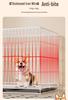 Indoor Pet Cage with Toilet for Small to Medium Dogs & Cats