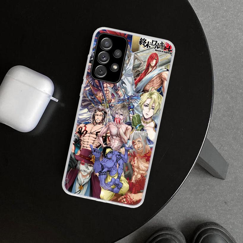 Record of Ragnarok Anime Phone Case Cover for Samsung Galaxy A12 A22 A32 A52 A72 A02S A51 A50S A31 A20S A10S Note 20 Ultra 10 Pl