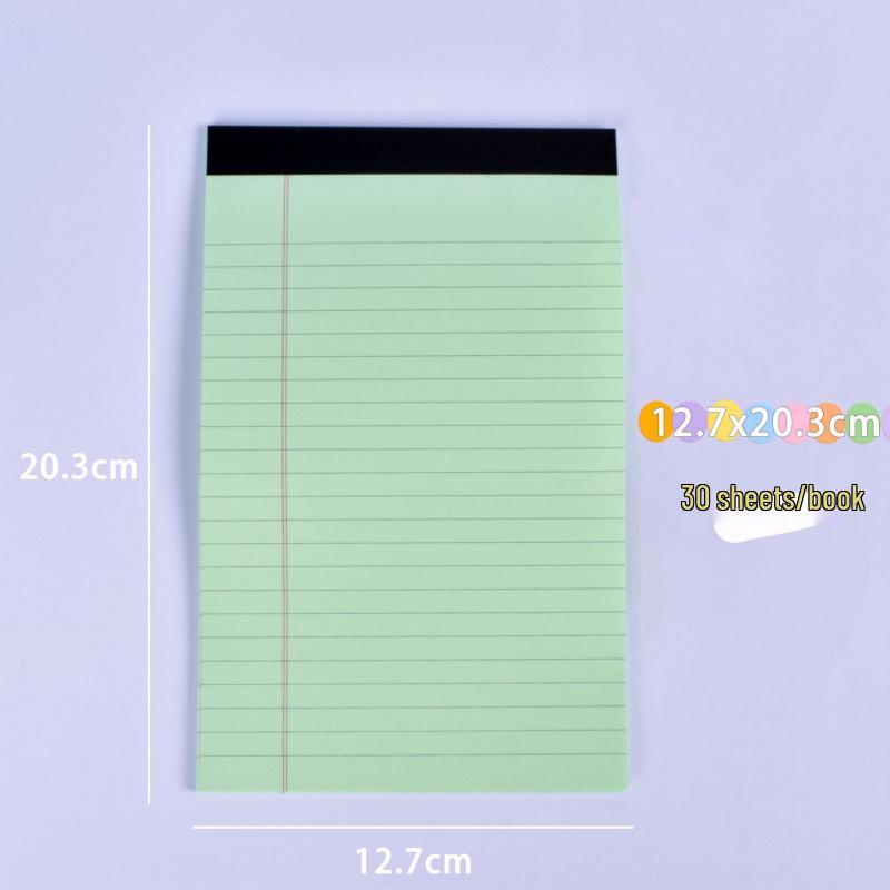 Tearable A5 Lined Sticky Note Pad - Flip-Top Portable Memo Notebook. 12.7x20.3CM