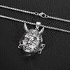 Accessories Style Hannya Ghost Head Punk Long Hip-Hop Niche Necklace Accessories for Men