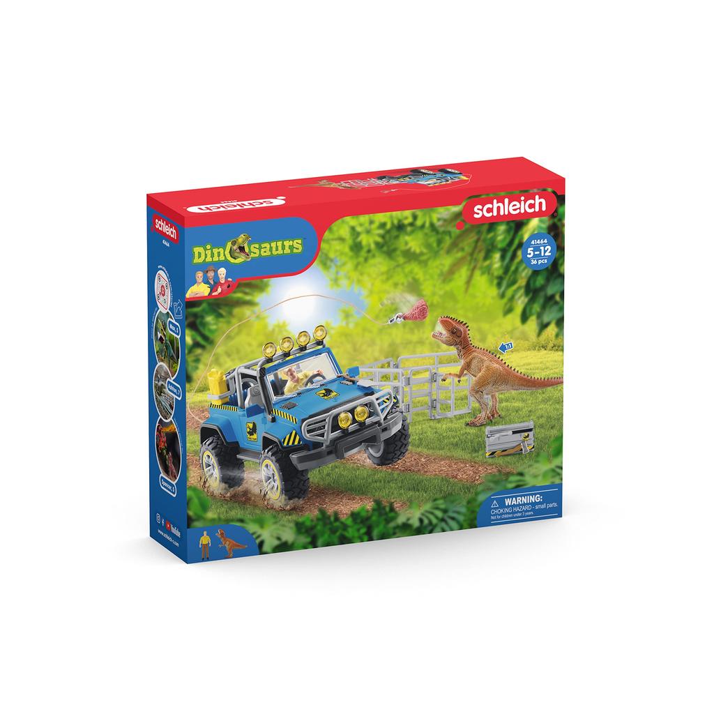 Schleich Dinosaur 4WD Off-Road and Dynobase 41464N