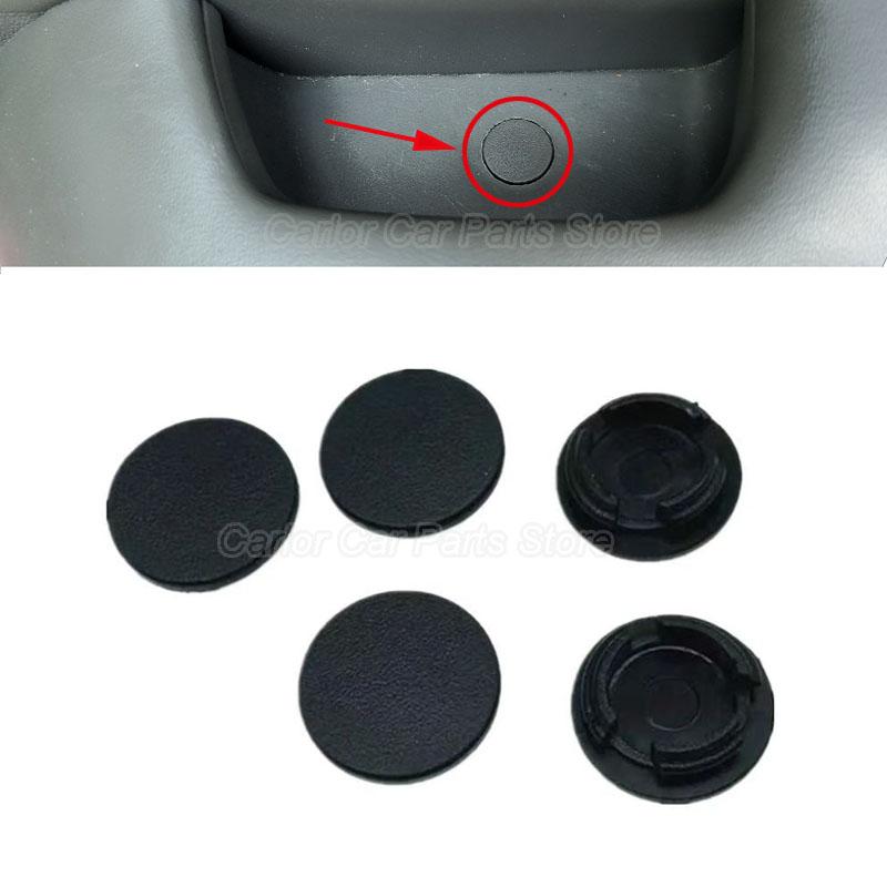 Genuine 5 pcs/Set Car Interior Door Handle Screw Cap Black Armrest Slot Trim Cover for Hyundai IX35 Tucson 827343A000