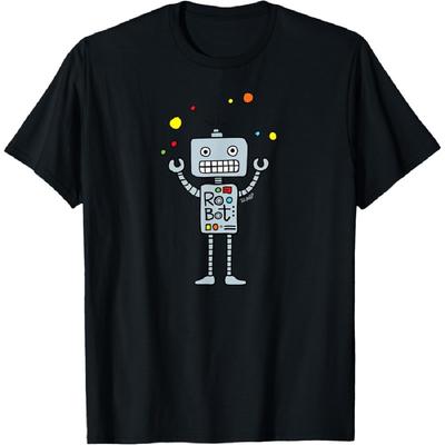 Cute Vintage Robot Shirt For Boys T-Shirt