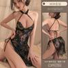 Erotic Underwear, sexy lace Seductional Slimming, Large size Cheongsam, Hot see-through uniform, pajamas wholesale 8650