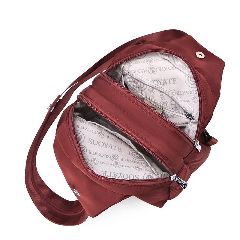 Women's Backpack Large Capacity Shoulder Bag Multifunctional Crossbody Chest Bag