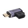 Magnetic Type C To Type C Adapter L Shaped 40Gbps 100W Charging 8K 120Hz 7680x4320 Type C Female To