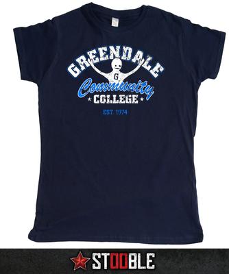 Damski/Męski T-shirt Greendale College Prosto od Dystrybutora