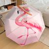 1pc Flamingo Hat Pattern Umbrella Design Automatic Opening and Closing Umbrella, High-quality Travel Umbrella,  C1128266