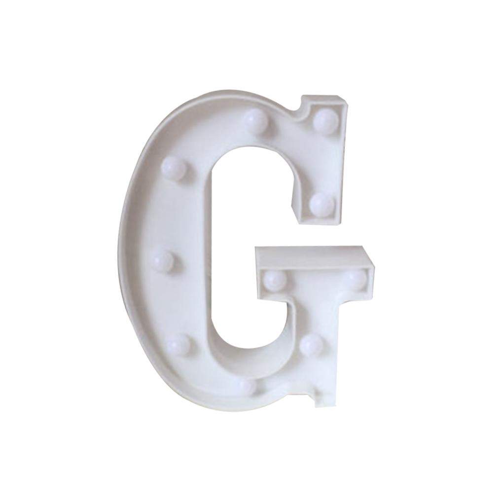 Luminous 26 English Alphabet Light Night Lamp Wedding Party Room Letter Decor