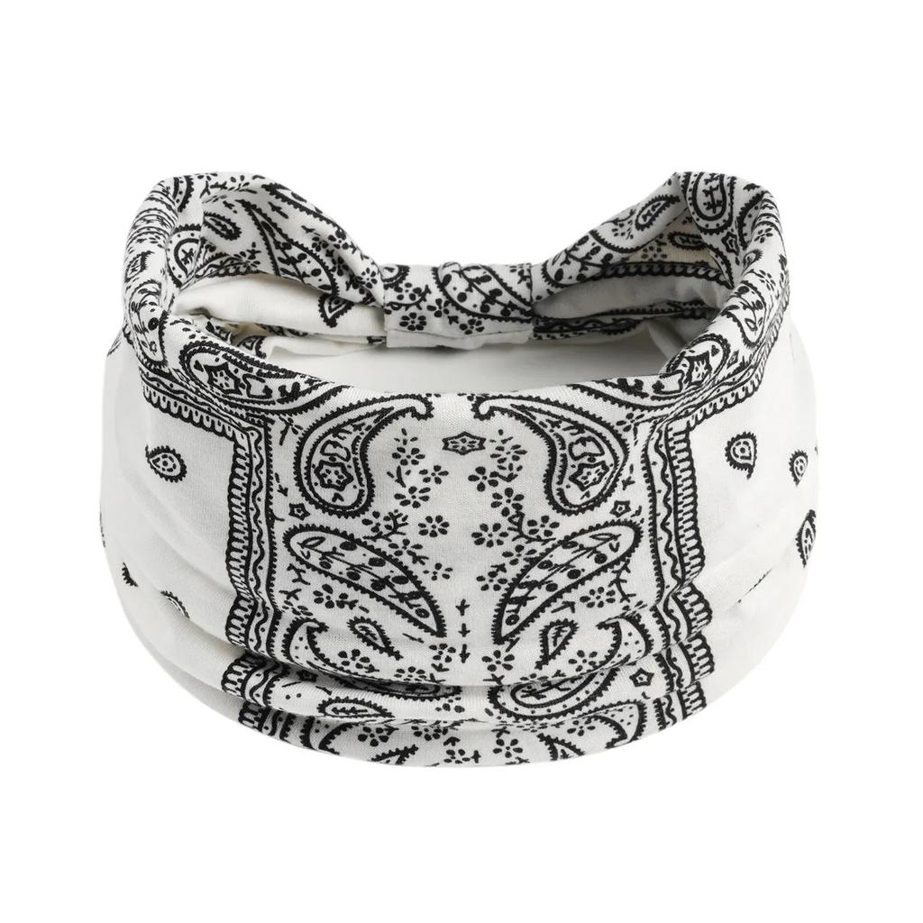 Twisted Wide Hair Bands for Women Wide Turban Workout Headband Fashion Yoga Hair Bands Boho Twisted Thick Hair Accessories