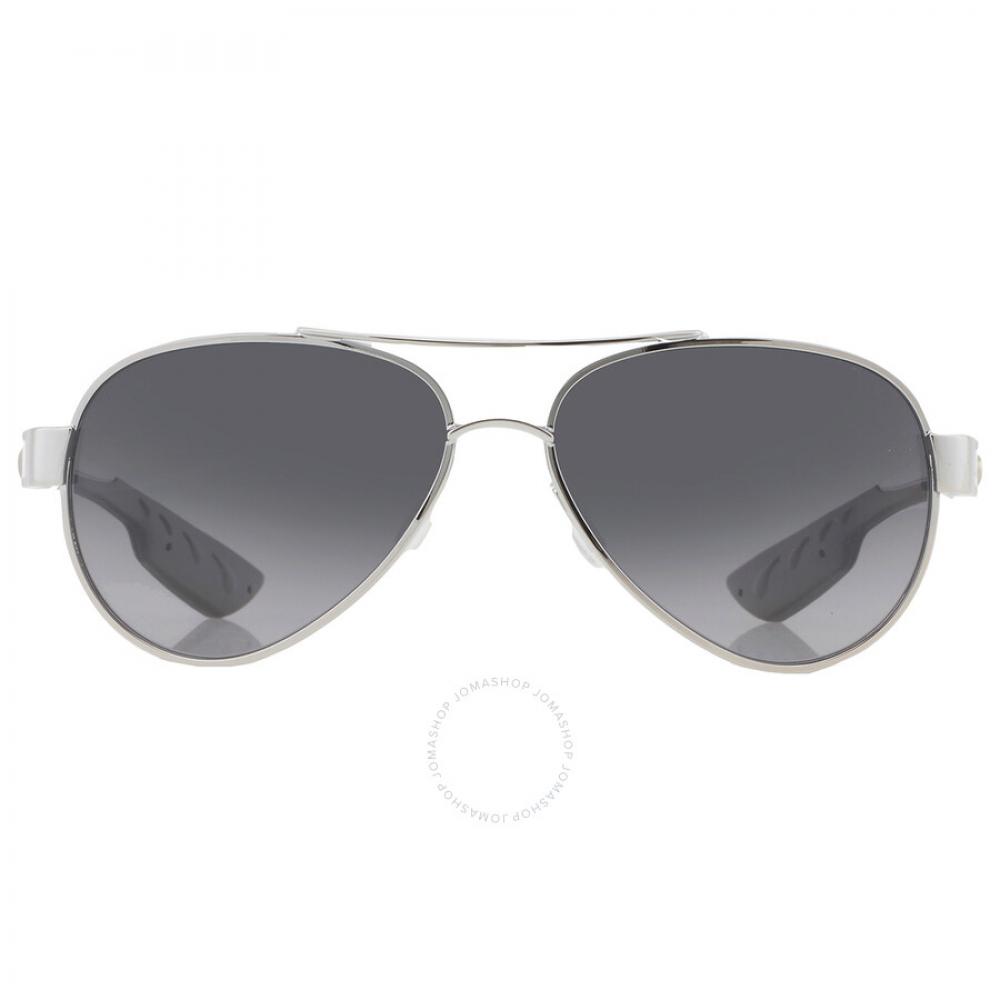 

Costa Del Mar Loreto Grey Gradient Polarized Glass Pilot Ladies Sunglasses 6S4006 400634 56