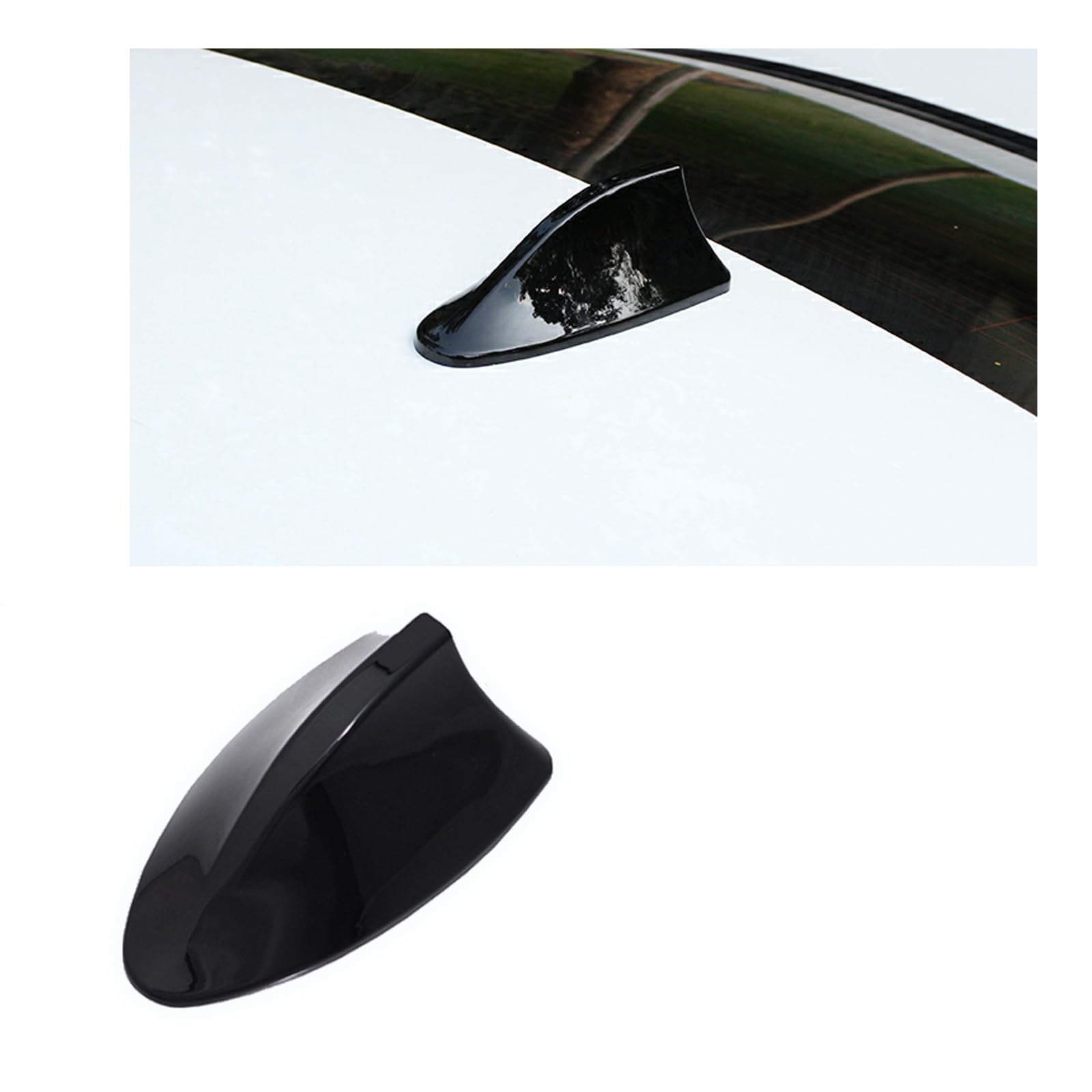 

[Black] Shark Fin Antenna for Nissan Note/Note e-power/Note Aura FE13 / SFNE13 Type R3.8 ~ Dummy Antenna, Dress-Up, Stylish Design