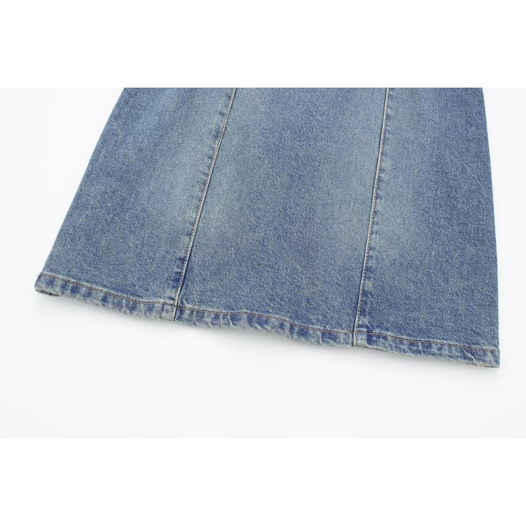 Women's Slingback Denim Mini Dress - Trendy Backless Design, Summer - Ready Fashion Halter Denim Skirt