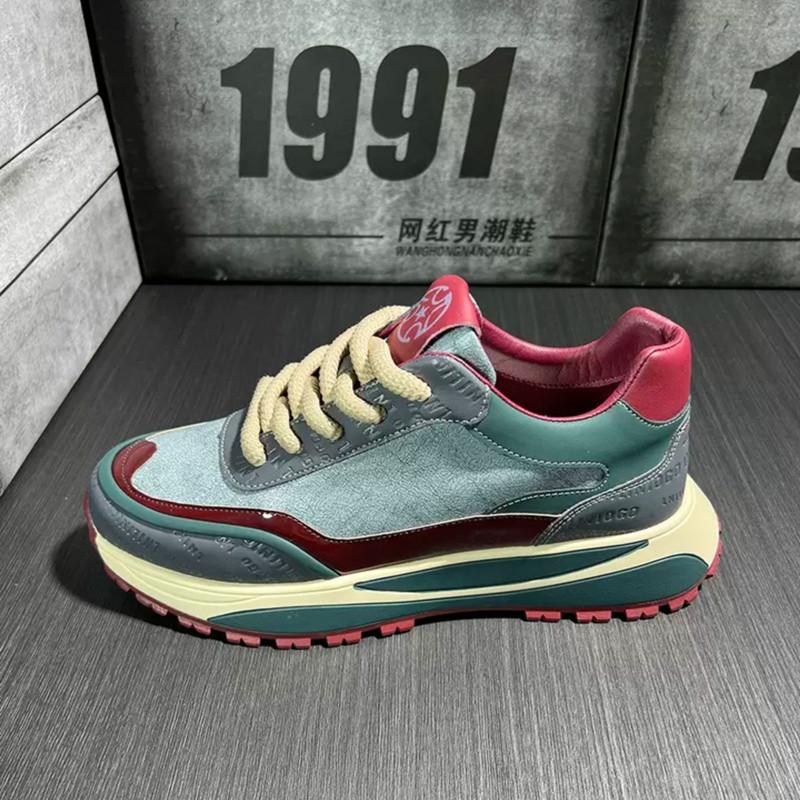 

Оригинальные мужские повседневные кроссовки Модная обувь на платформе Мужские удобные массивные кроссовки Мужская трендовая обувь zapatillas informales 39