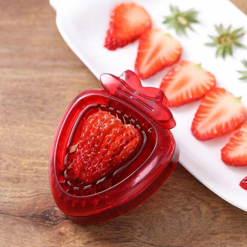 Strawberry Slicer Cream Cake Decoration Strawberry Cutter Red Date Slicer Egg Cutter Kitchen Gadget